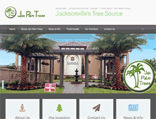 Tablet Screenshot of jaxpalmtrees.com